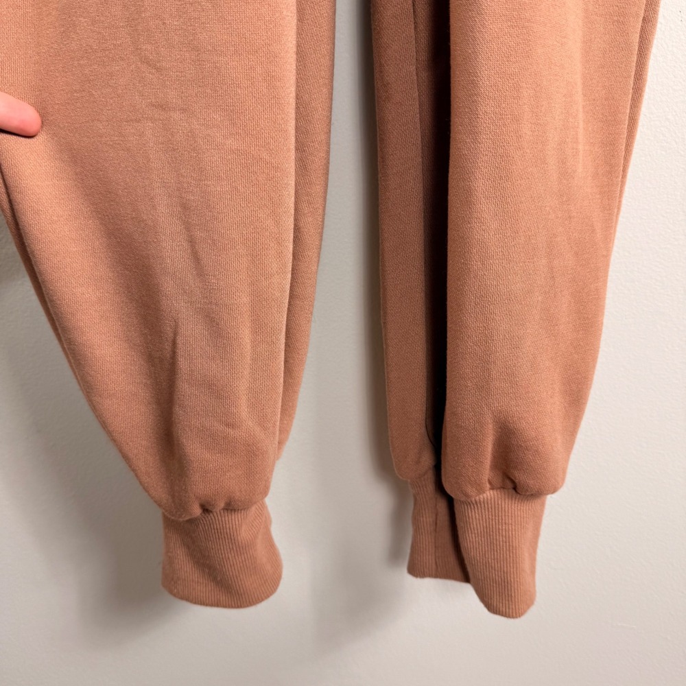 For Love & Lemons Yuna Ruffle Rosebud Zip Front Jumpsuit in Clay Size XS - Picture 9 of 13